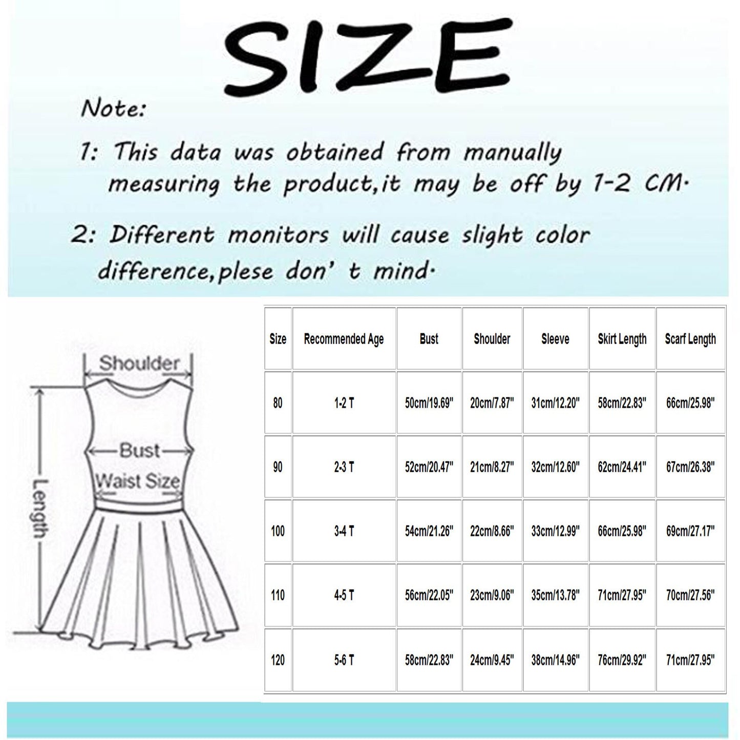 Muslim 2 Pieces Set Girls Princess Dress Kids Abaya Hijab Islamic Children Pray image 7