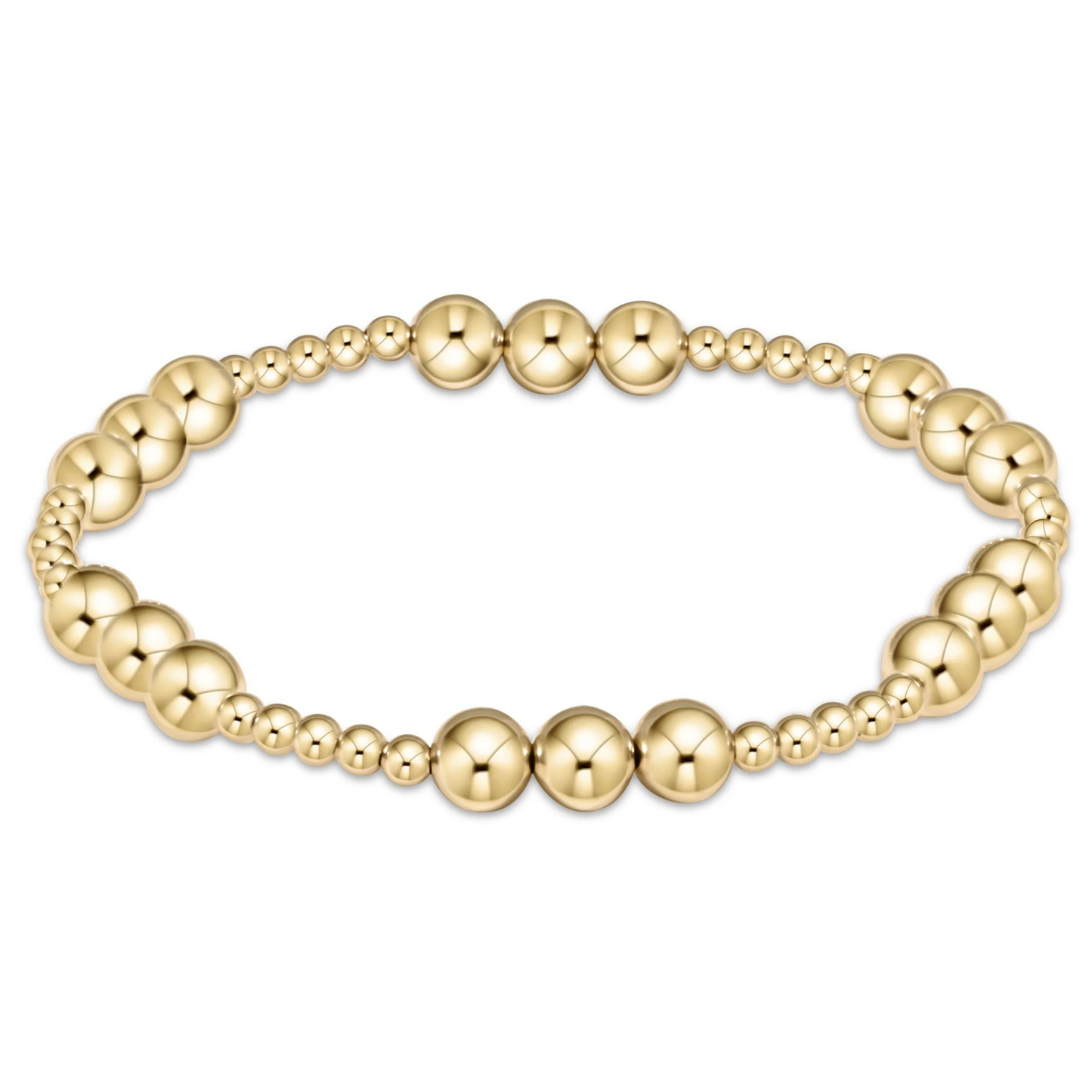 KKBEAD Stretch Bracelet Femme 18 K Waterproof Gold Plated Beaded Bracelets for image 1