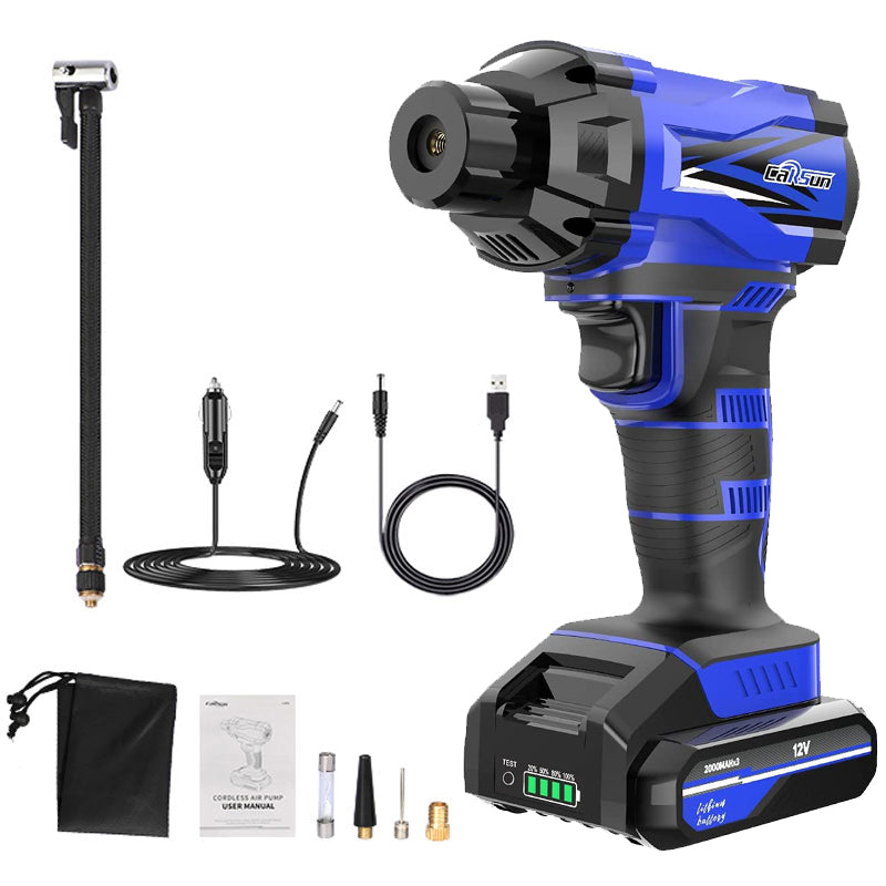 Tire Air Pump Car Portable Air Compressor For Tires Airpump 12V Cordless Tyre I image 2