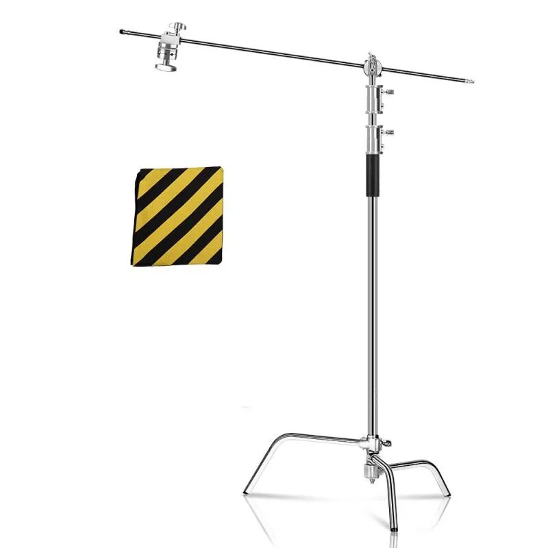 2.6M/8.5FT Stainless Steel Century Foldable Light Stand Tripod Magic Leg Photog image 2