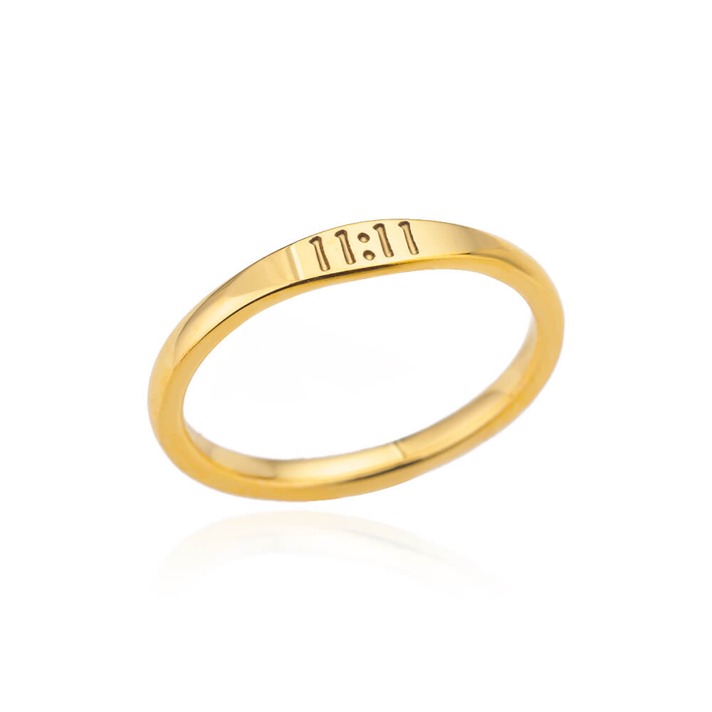 Knot Infinity Rings For Women Girls Gold Color Stainless Steel Heart Finger Ri image 8