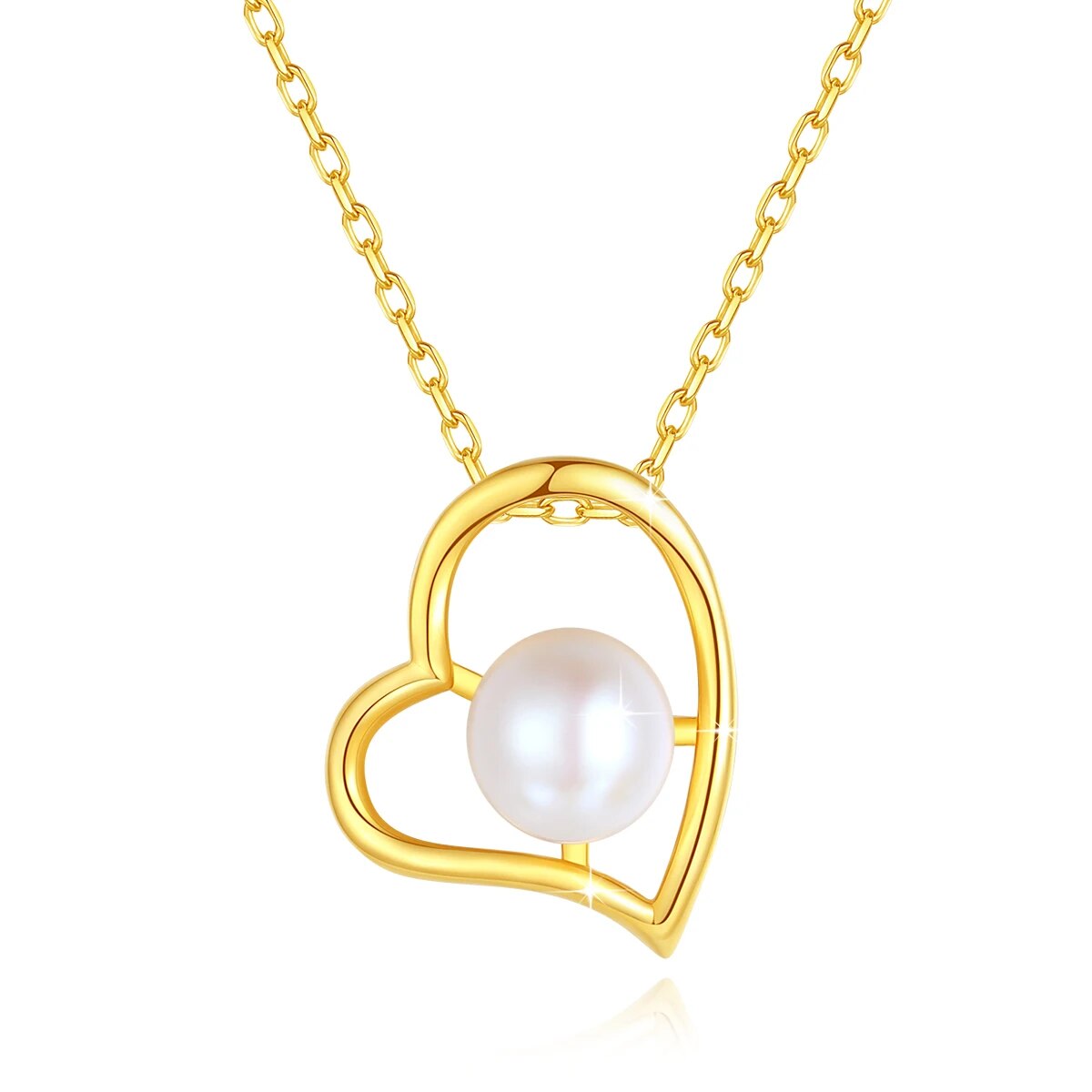 Szjinao Freshwater Pearl Necklace 18k Real Gold 100% Women With Certificate AU image 3
