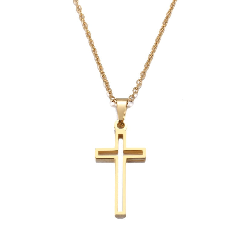 DOTIFI Stainless Steel Necklace For Women Lover's Gold And Rose Gold Color image 1