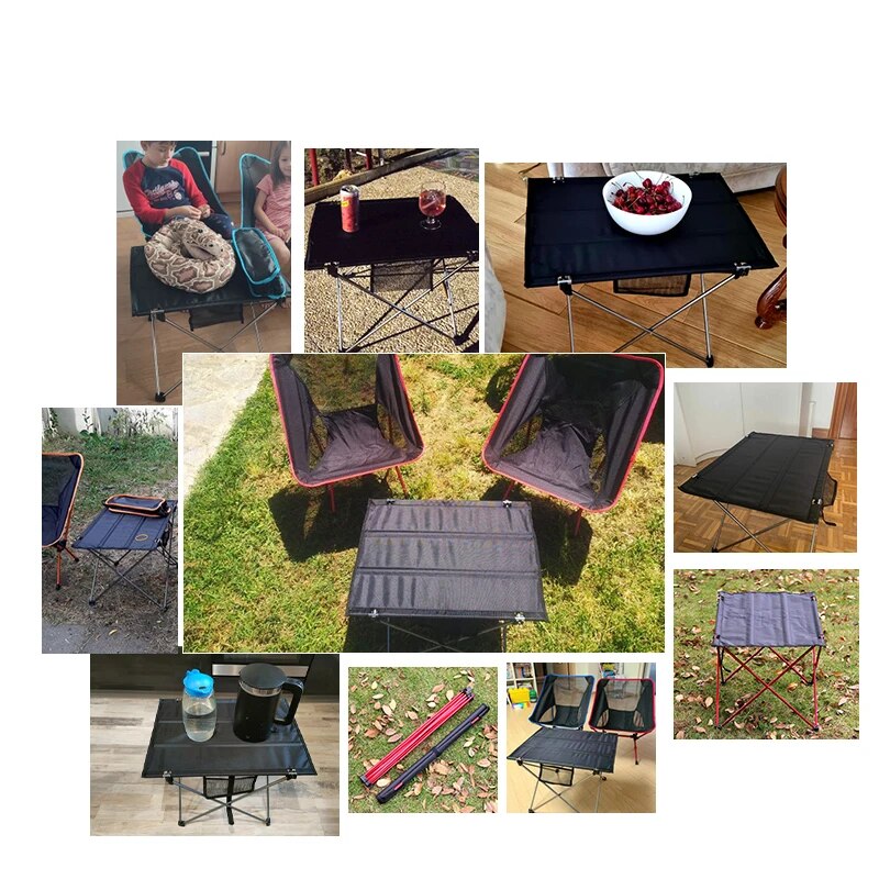 Outdoor Foldable Table Camping Table Desk Beach Hiking Climbing Fishing Picnic image 6