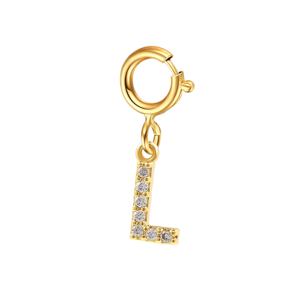Custom Personalized diy Initial Letter Name Necklace for Women Gold color Penda image 18