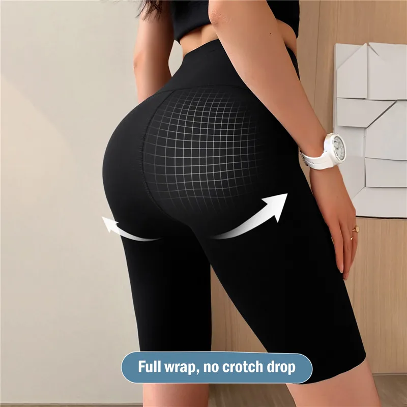 Women Shorts Sports Shorts For Women New Cycling Jogging Fitness High Waist Pus image 14