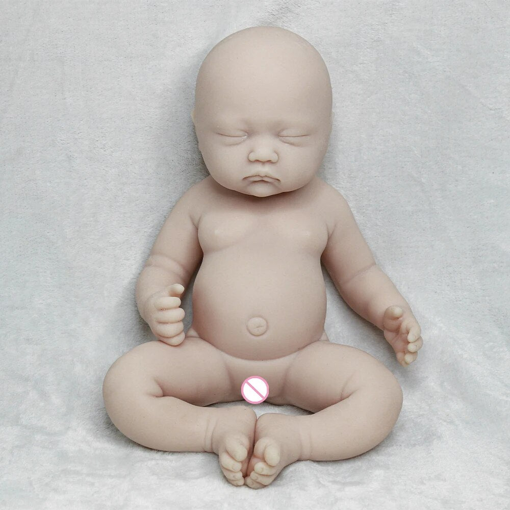 17.7 " Reborn Baby Doll Girl Realistic Newborn Dolls Christmas Handmade Gifts image 6