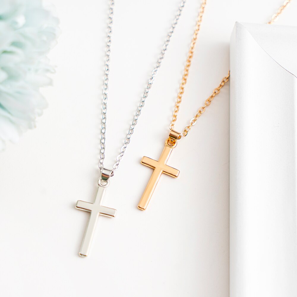 Fashion Female Cross Pendants Dropshipping Gold Jesus Cross Pendant Punk image 2
