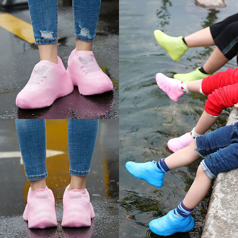 Reusable Waterproof Rain Shoes Covers Silicone Outdoor Rain Boot Overshoes Walk image 6