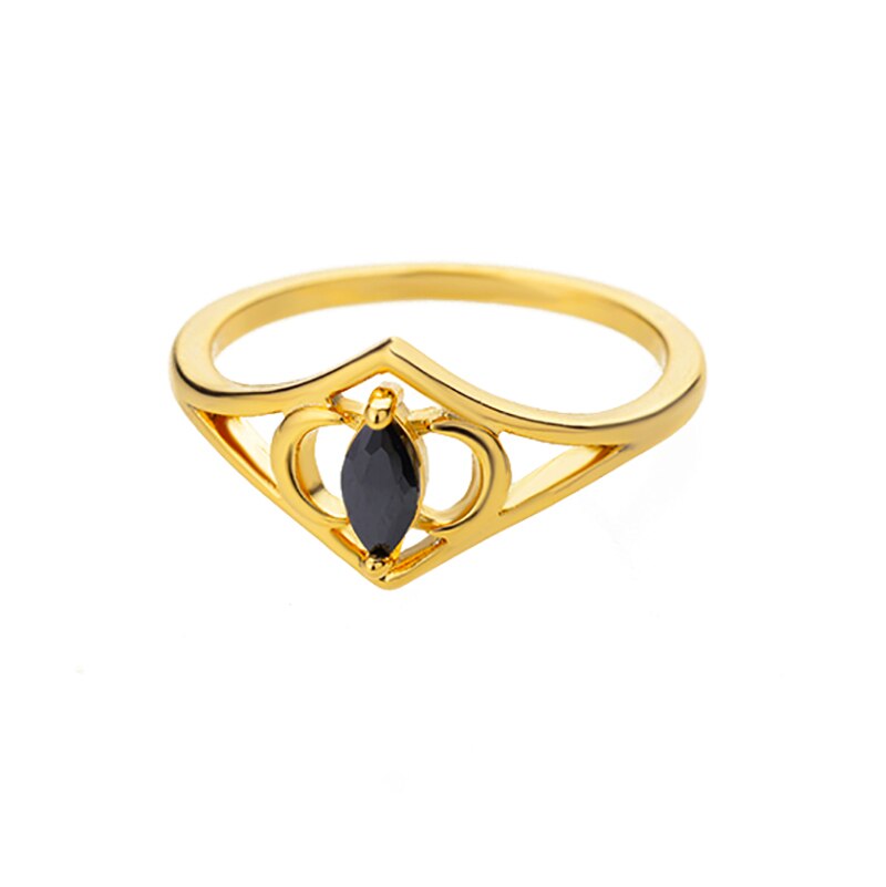 Knot Infinity Rings For Women Girls Gold Color Stainless Steel Heart Finger Ri image 7