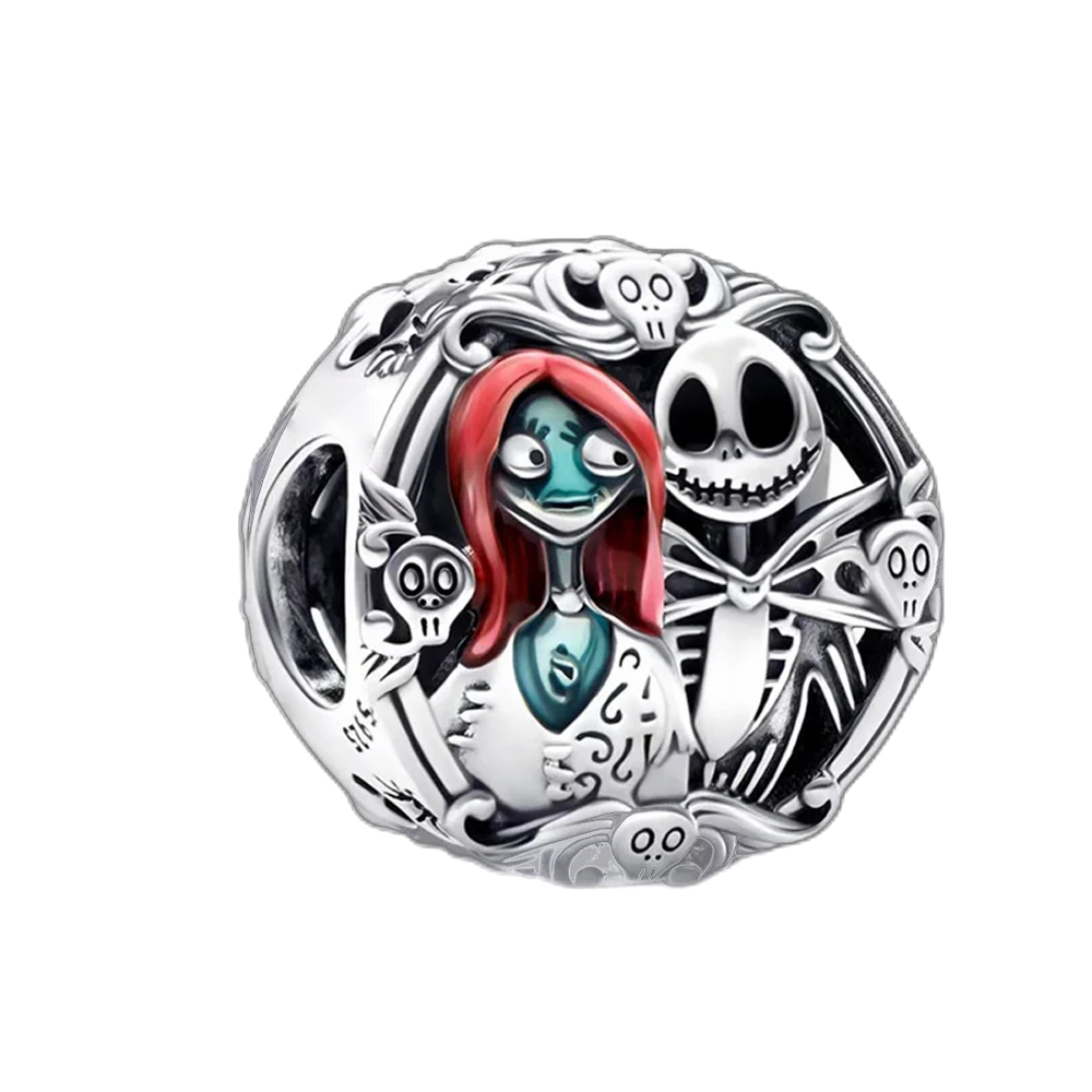 925 Silver Disney 100th Princess Pumpkin Cart Mickey Minnie Dumbo Charm Stitch image 27