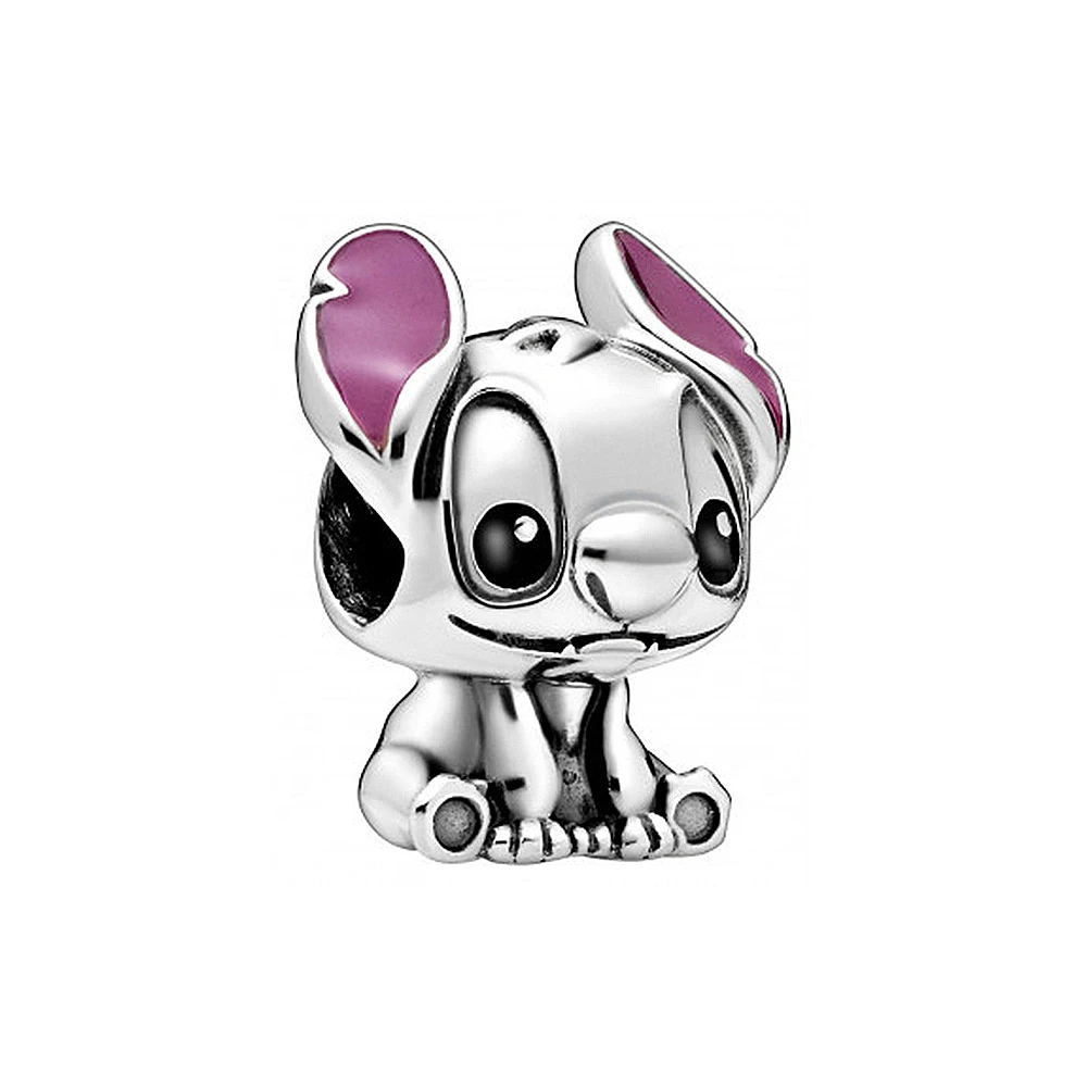 925 Silver Disney 100th Princess Pumpkin Cart Mickey Minnie Dumbo Charm Stitch image 13