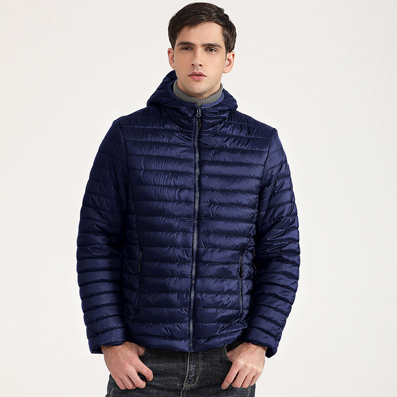 COUTUDI Lightweight Puffer Down Jackets for Men, Warm Parka, Windproof Coat, Ca image 2