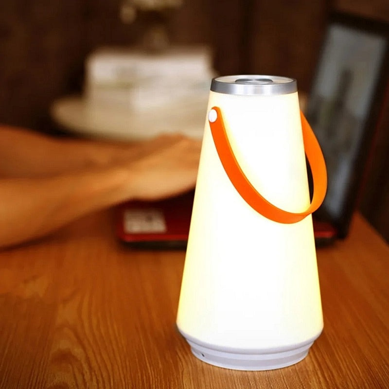 LED touch induction lamp table lamp tent outdoor camping lamp portable lighting image 1