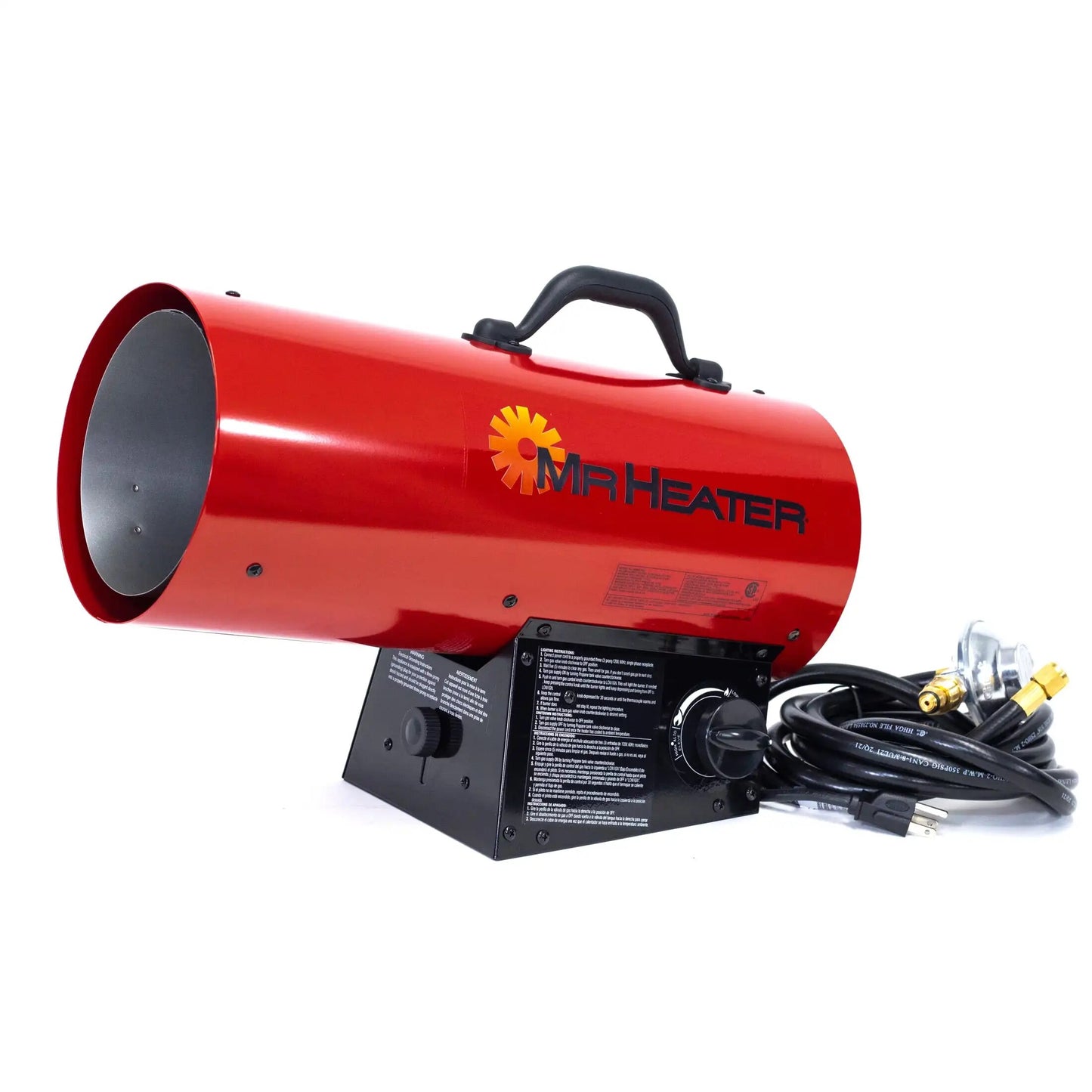 Portable 60000 BTU Forced Air Propane Shop Heater with Variable Heat Settings O image 1