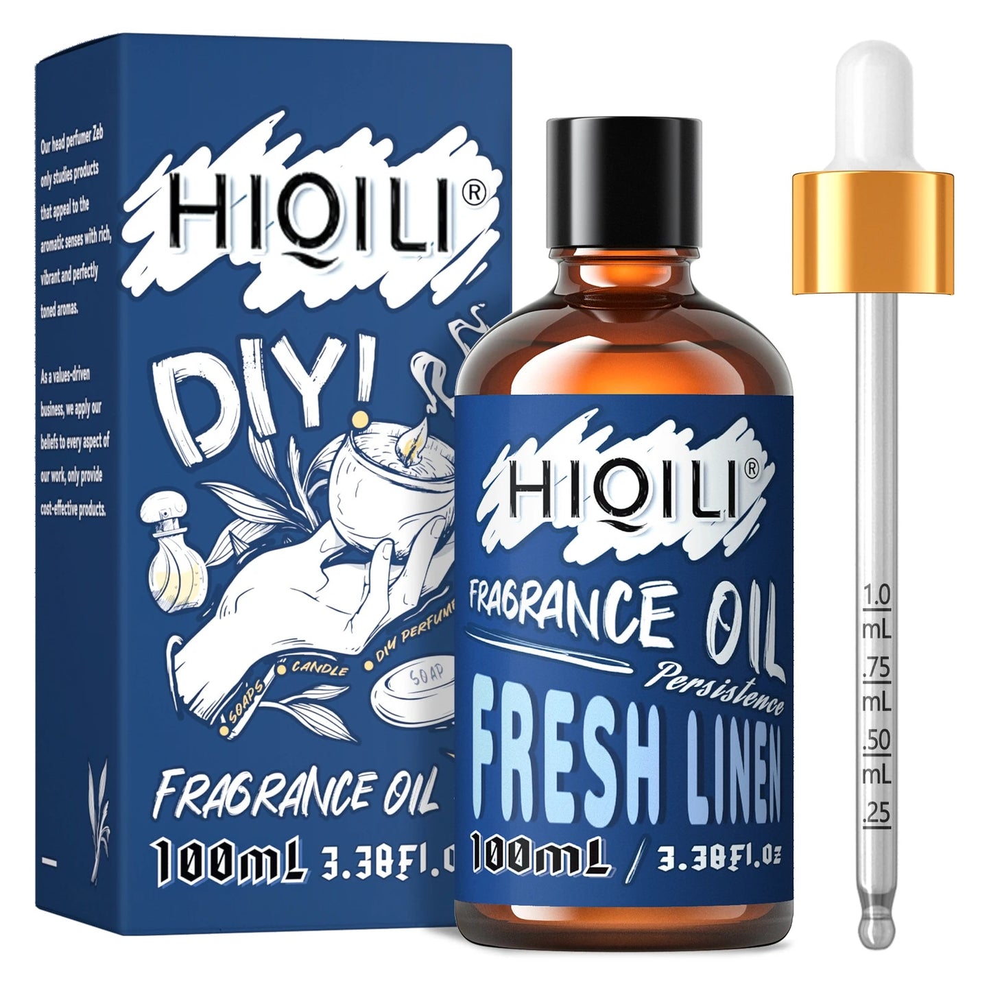 Fresh Linen Fragrance Oils,HIQILI 100ML 100% Pure Perfume Oil For Aroma Diffuse image 1