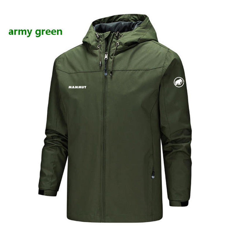 Autumn Winter European Style Printed Logo Men/Women Zipper Jacket Windproof Out image 7