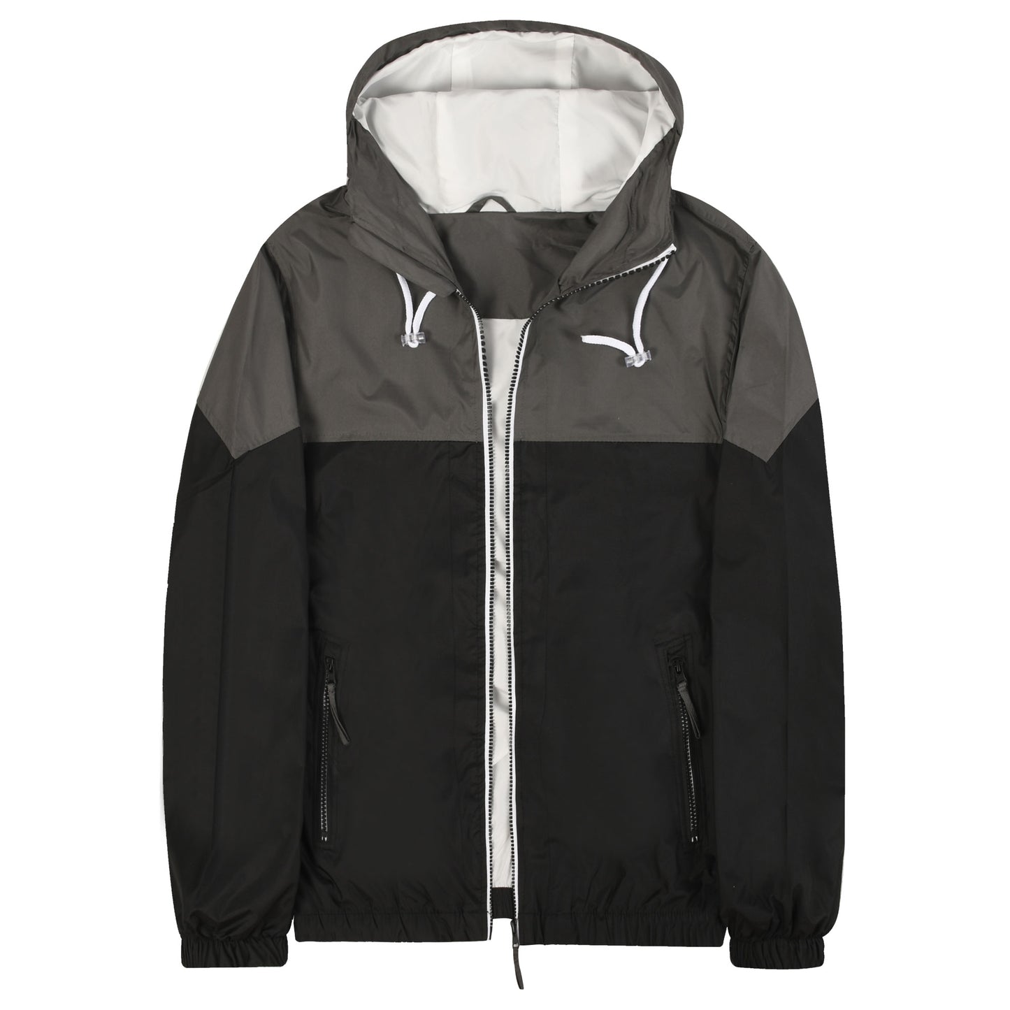 Men's Spring And Autumn New Colorblock Casual Jacket, Fashionable Hooded Windbr image 0