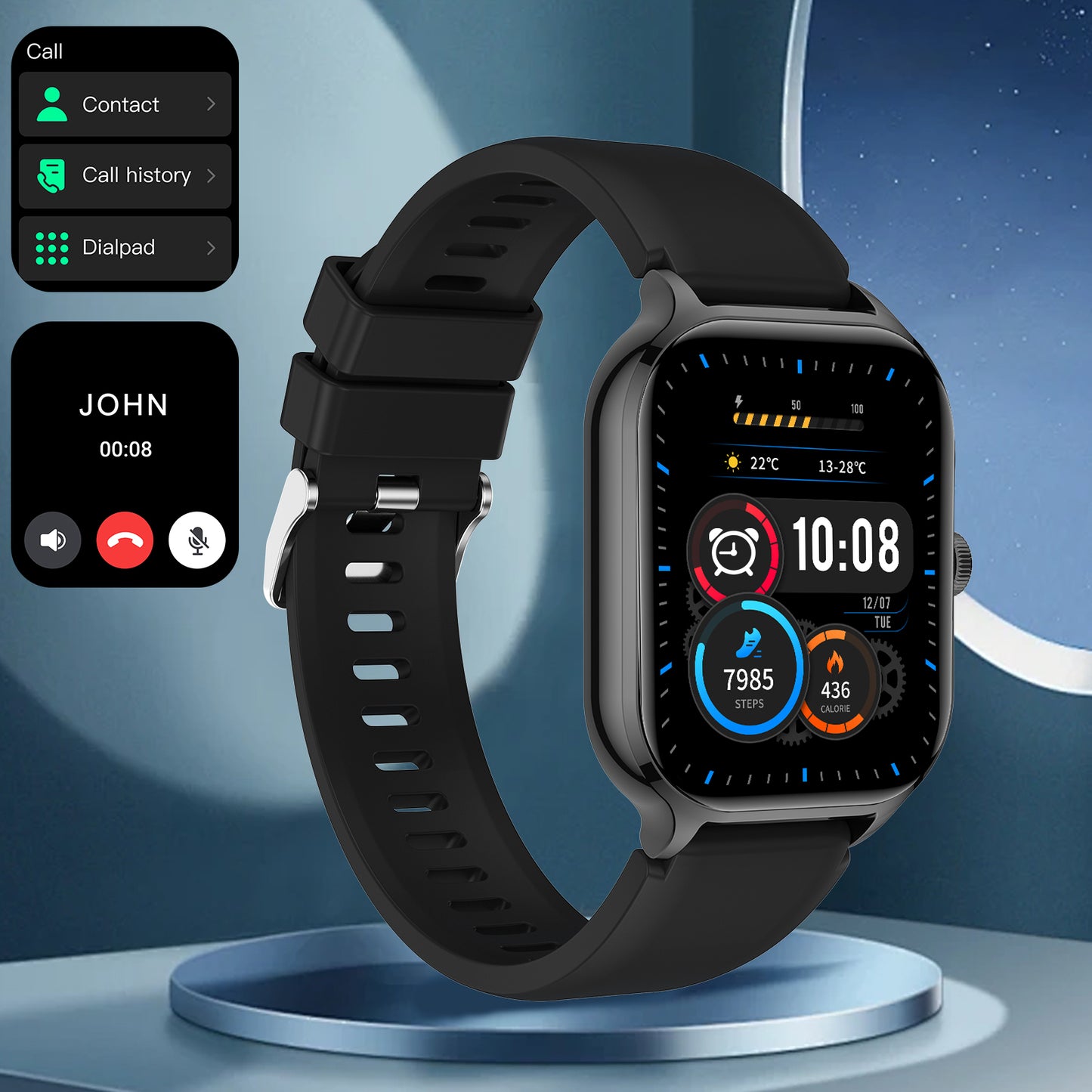 Smart watch, wireless calling /dial, multi -Sport mode,Suitable for men and wom image 0