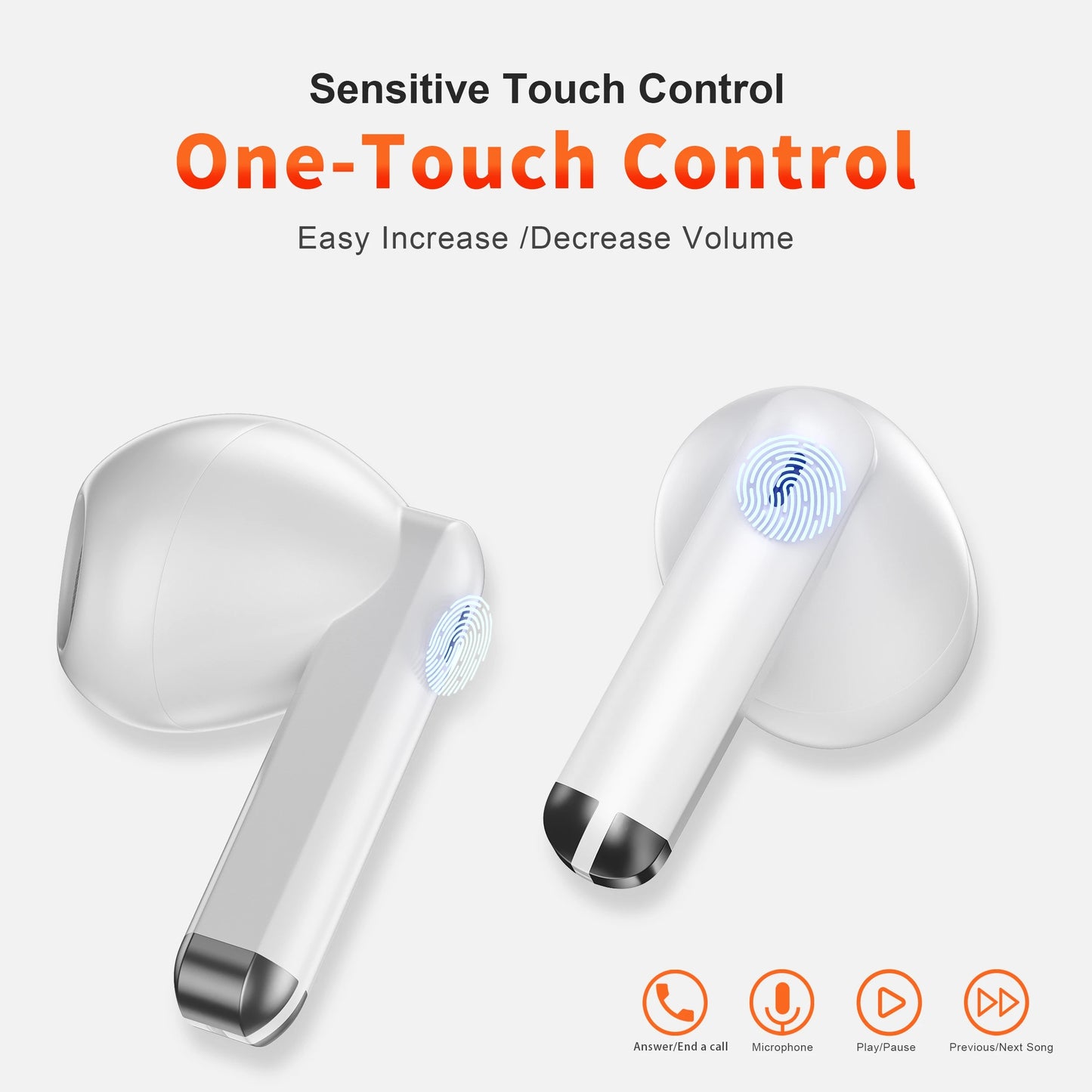 Wireless Headphones,QERE E28,NEW TWS Bluetooth 5.3,HD Microphone,HIFI Earphones image 7