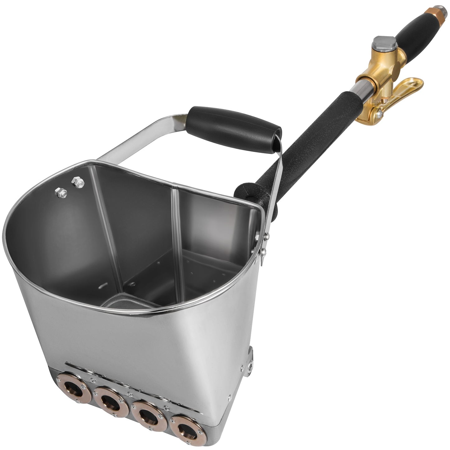 VEVOR Mortar Sprayer Gun 4-Jet 3kW Wall Stucco Shovel Hopper Ladle Cement Spray image 1
