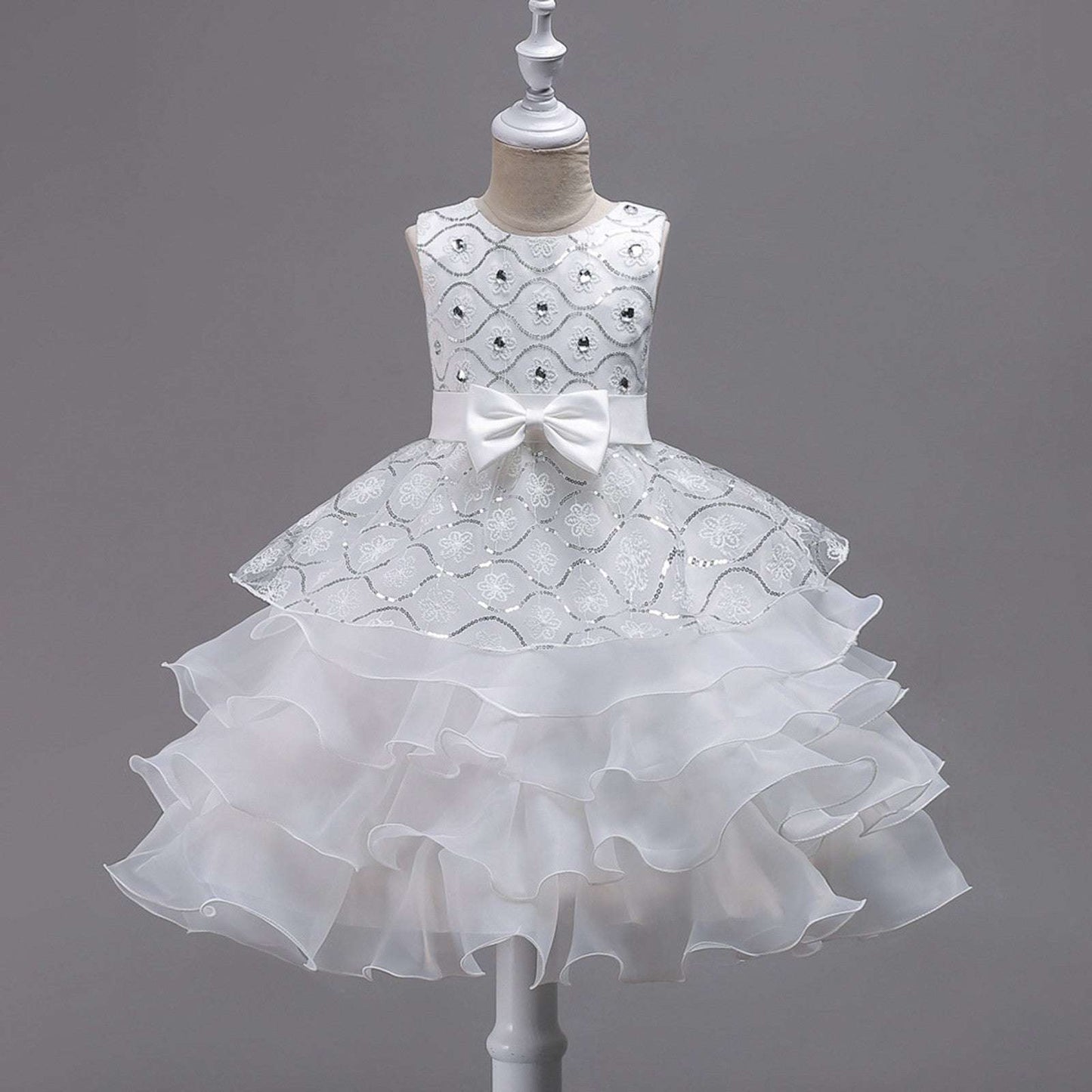 Children Modern Jazz Dance Costumes Kids Girls Stage Wear Birthday Wedding Part image 1