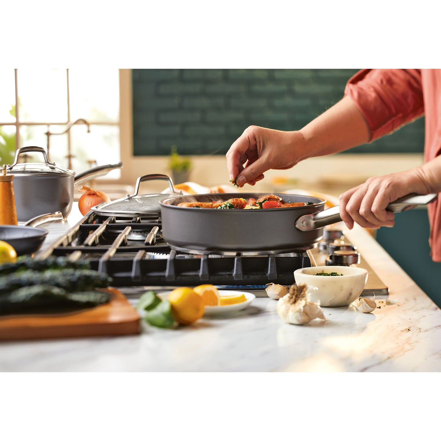 Anolon Accolade 10-piece Non-Stick Cookware Set image 3