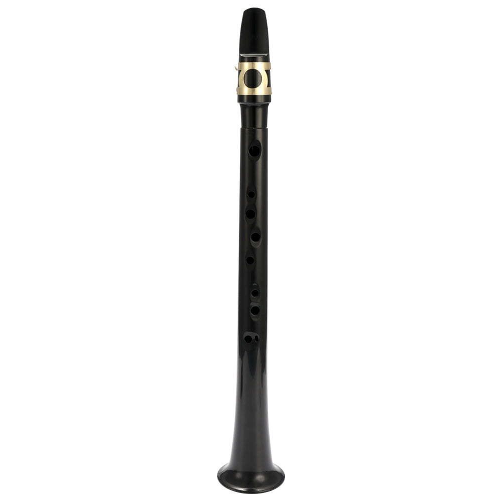 Black Pocket Sax Mini Portable Saxophone C-Key Little Saxophone With Carrying B image 0