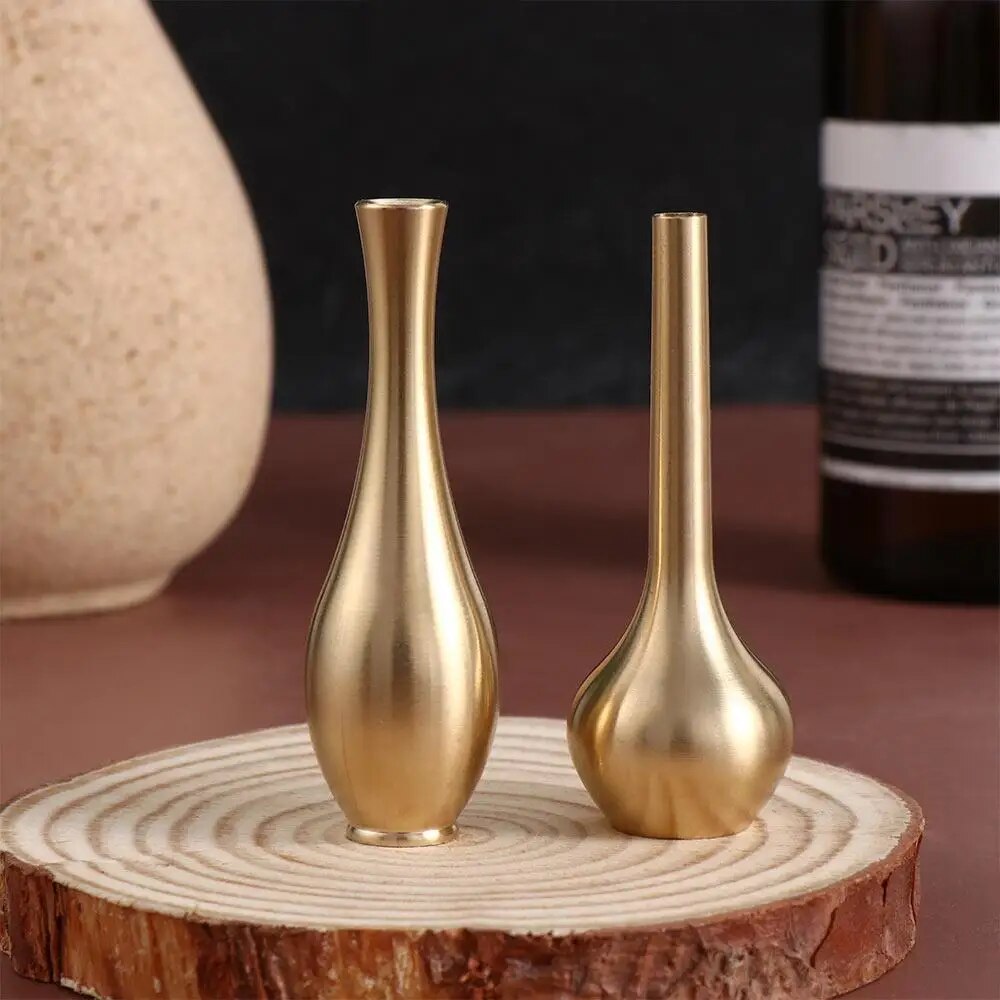 Mini Pure Copper Vase Gold Living Room Decorative Antique Vase Unique Vase Nord image 7