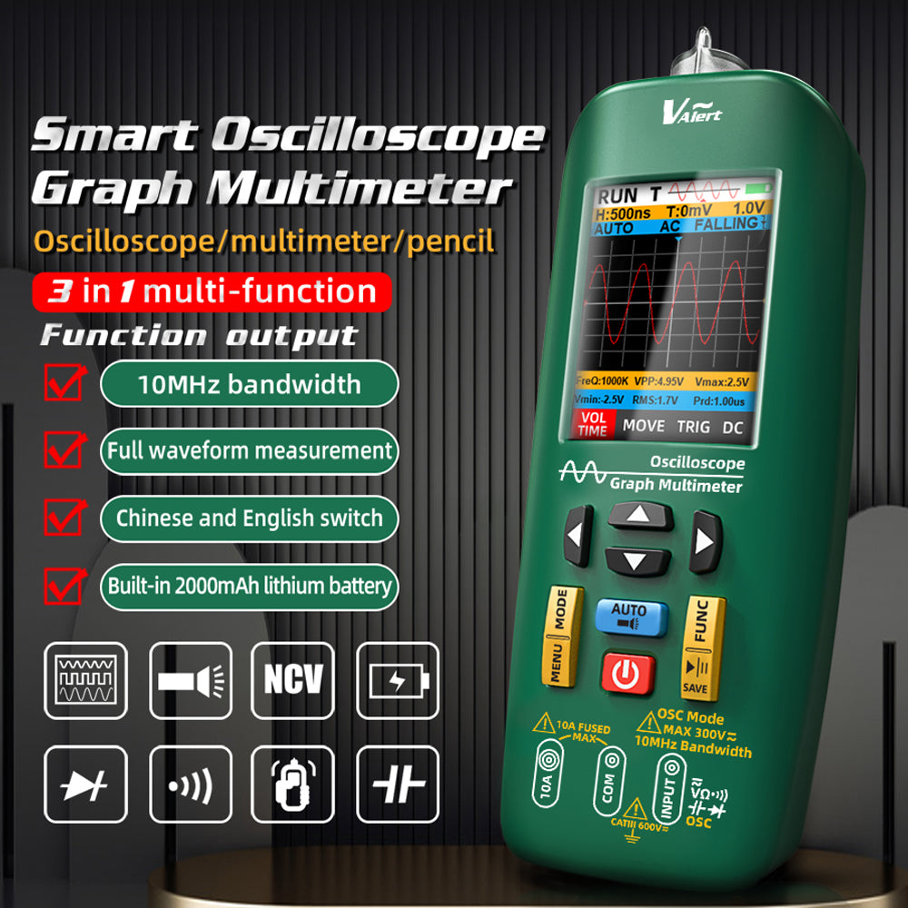 BSIDE Handheld Oscilloscope Multimeter Professional Digital Multiteter DC AC El image 2