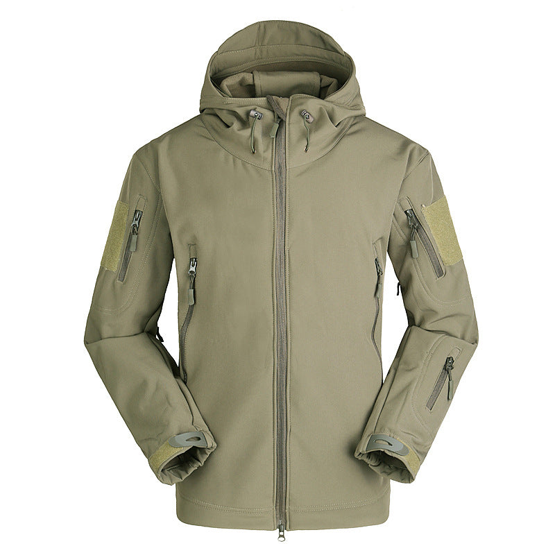 LQARMY Outdoor Waterproof SoftShell Jacket Hunting windbreaker ski Coat hiking image 4