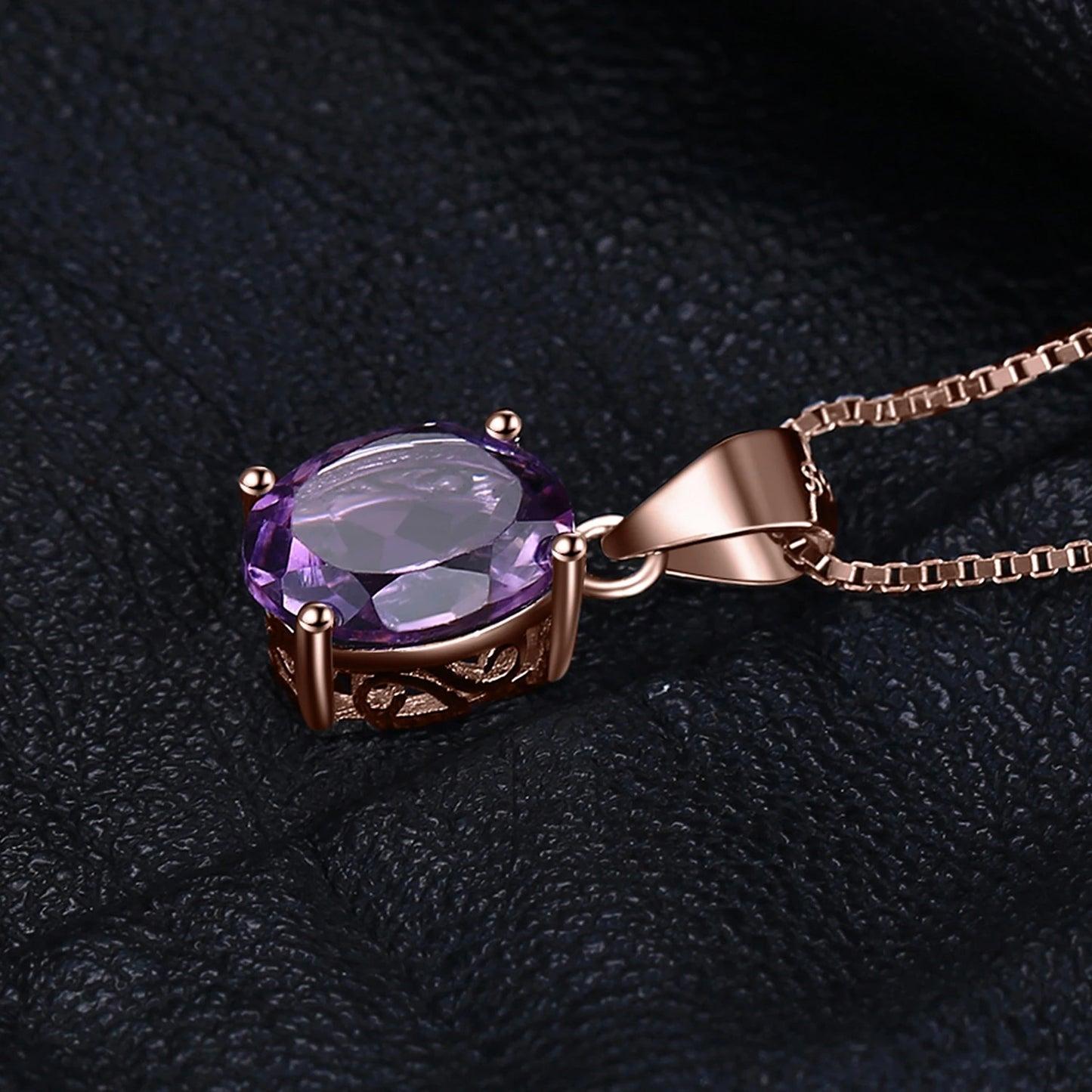 JewelryPalace Rose Gold Yellow Gold Plated Natural Amethyst Citrine Garnet Topa image 14