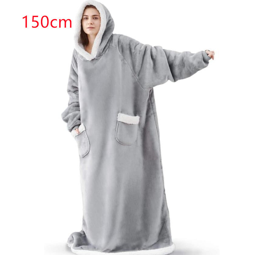 Winter TV Hoodie Blanket Winter Warm Home Clothes Women Men Oversized Pullover image 8