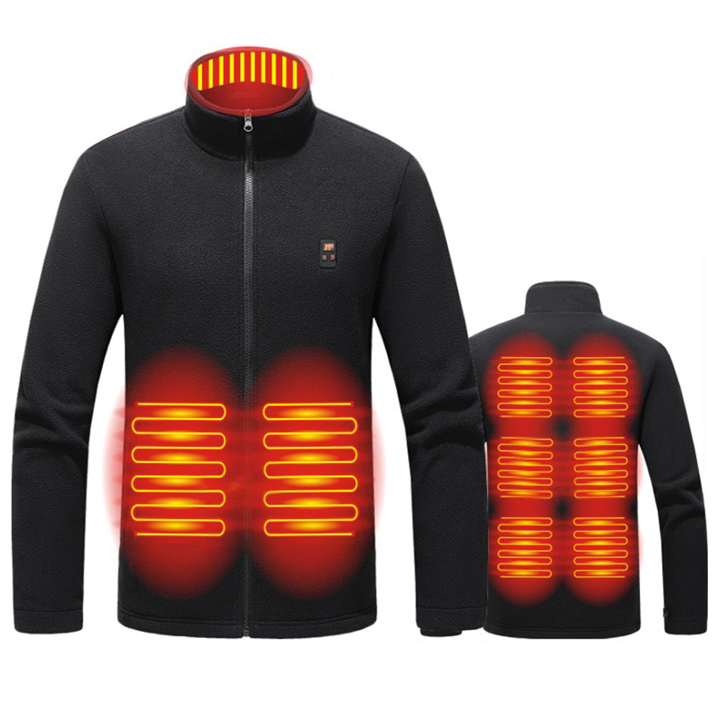 9 Areas Heated Vest Men Jacket Heated Winter Womens Electric Usb Heater Tactica image 2
