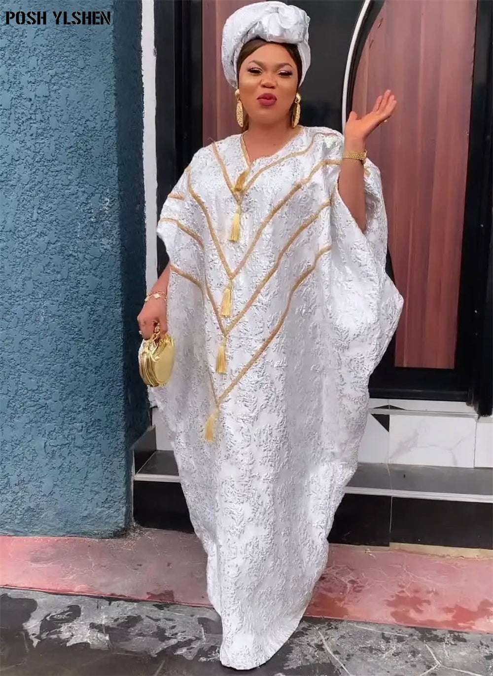 Ramadan Abaya Dubai Luxury African Dresses for Women 2024 Muslim Nigeria Tradit image 2
