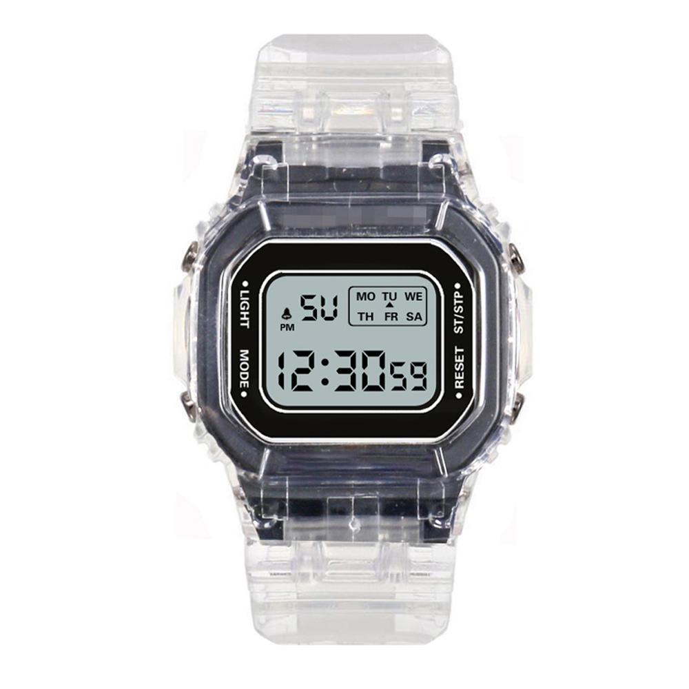 Luxury Women's Rose Gold Silicone Watches Women Fashion LED Digital Clock Casua image 13