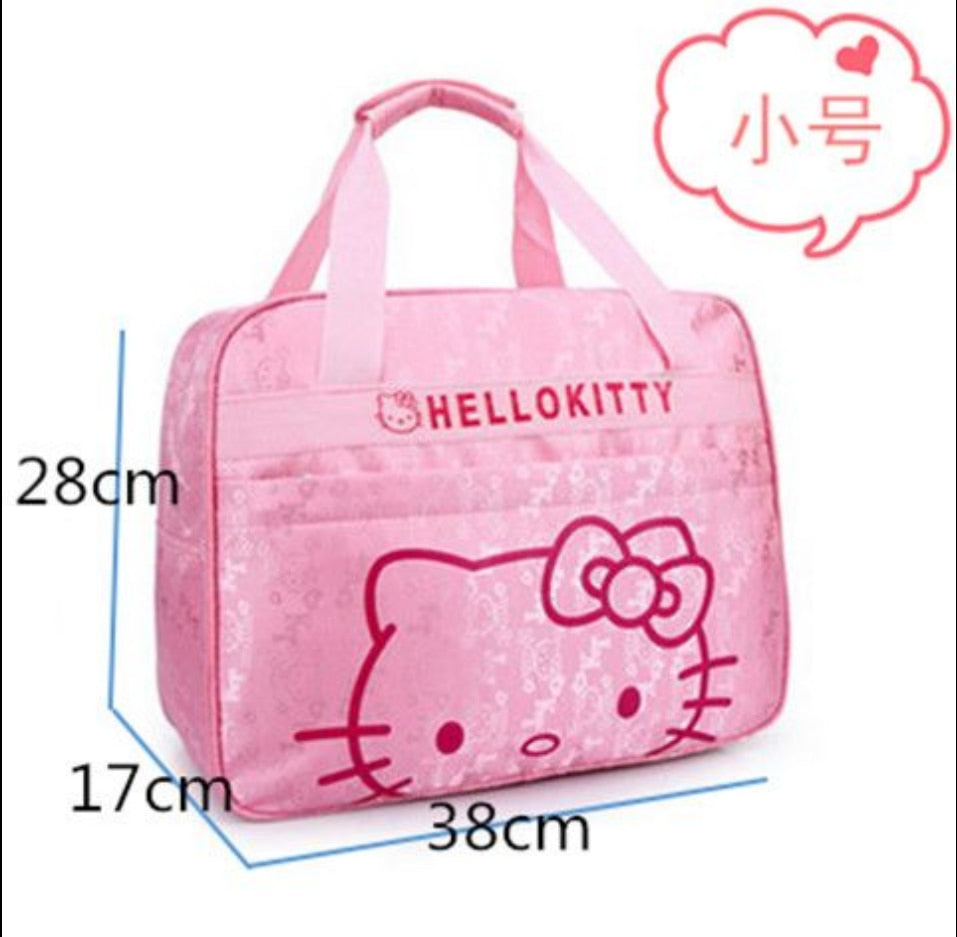 travel bags Cute Hello kitty cat Messenger luggage bag travel bag Cartoon porta image 4