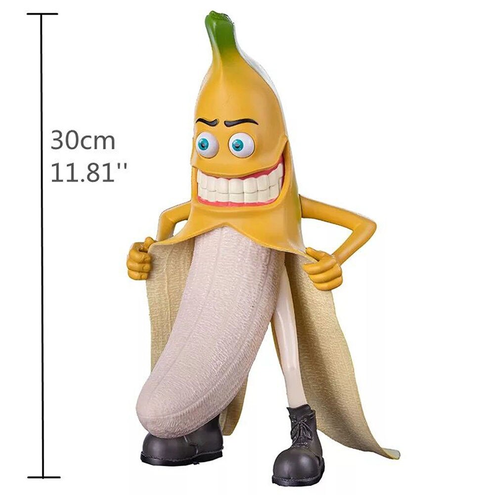 Evil Banana Statues Trick Toys Resin Figurine Art Crafts Desk Tabletop Sculpture image 6