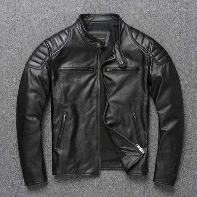 2025 New Leather Jacket Top Layer 100% Cowhide Leather Clothes Men's S