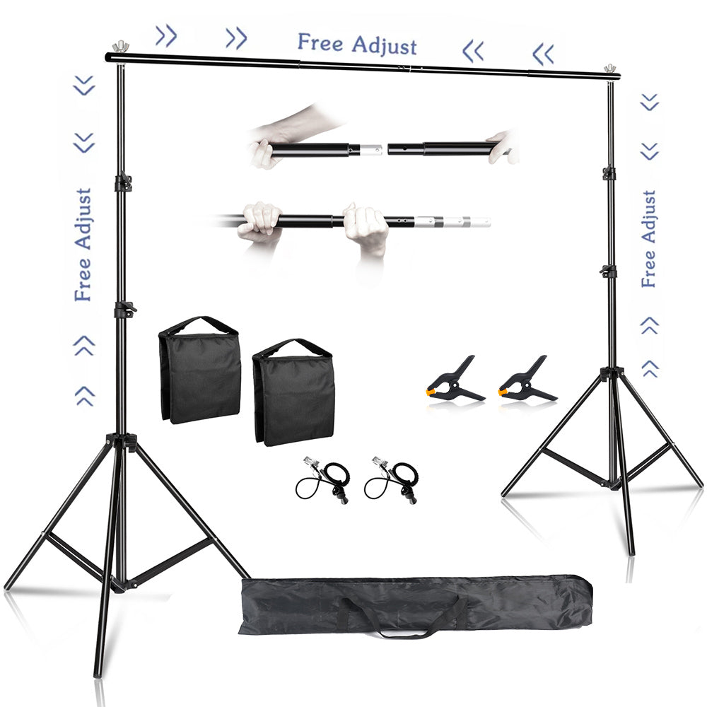 Background Stand Kit Support System Backdrops With Adjustable Stand for Photogr image 5