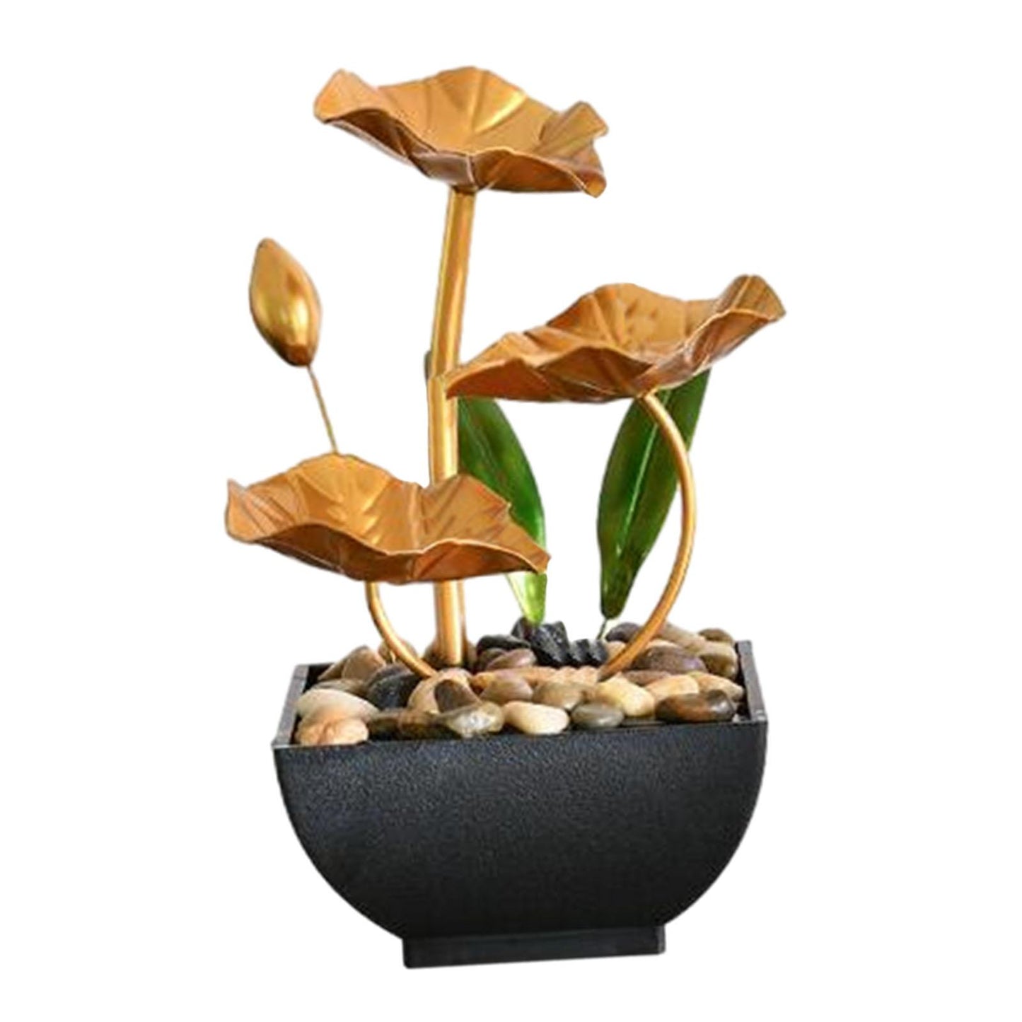 Tabletop Fountain Traditional Fengshui Easy to Use Indoor Relaxation Indoor Dec image 3