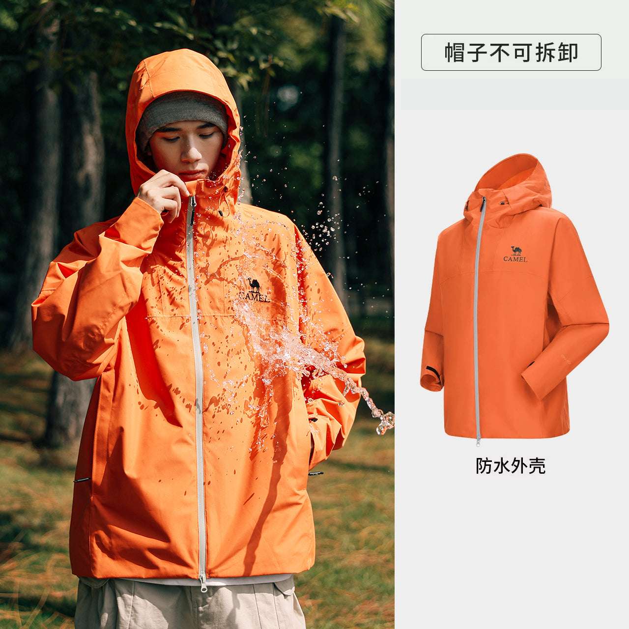 GOLDEN CAMEL Outdoor Hiking Jackets Windbreakers Waterproof Jacket for Men 2023 image 5