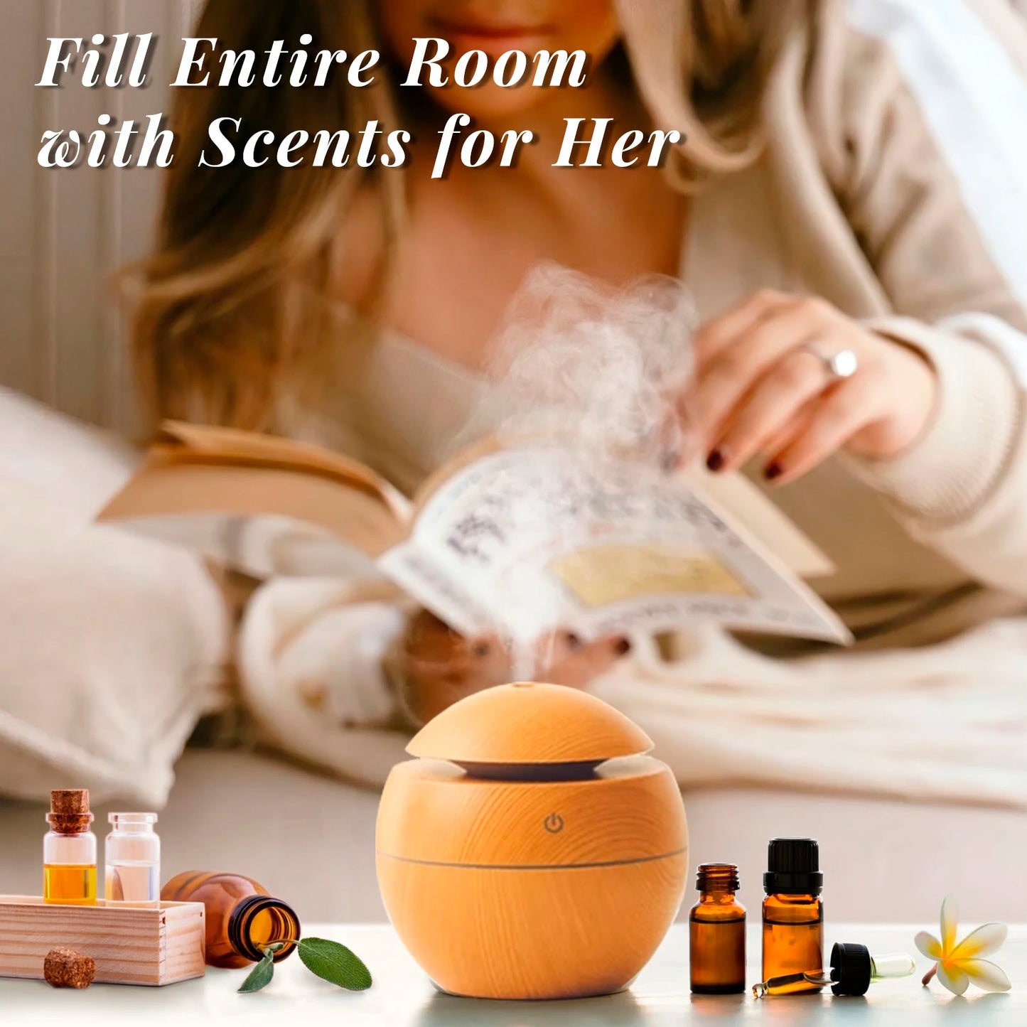 HIQILI Fragrance Oils Set-Women Theme | TOP 6 Gift Set Use for Aromatherapy,Dif image 3