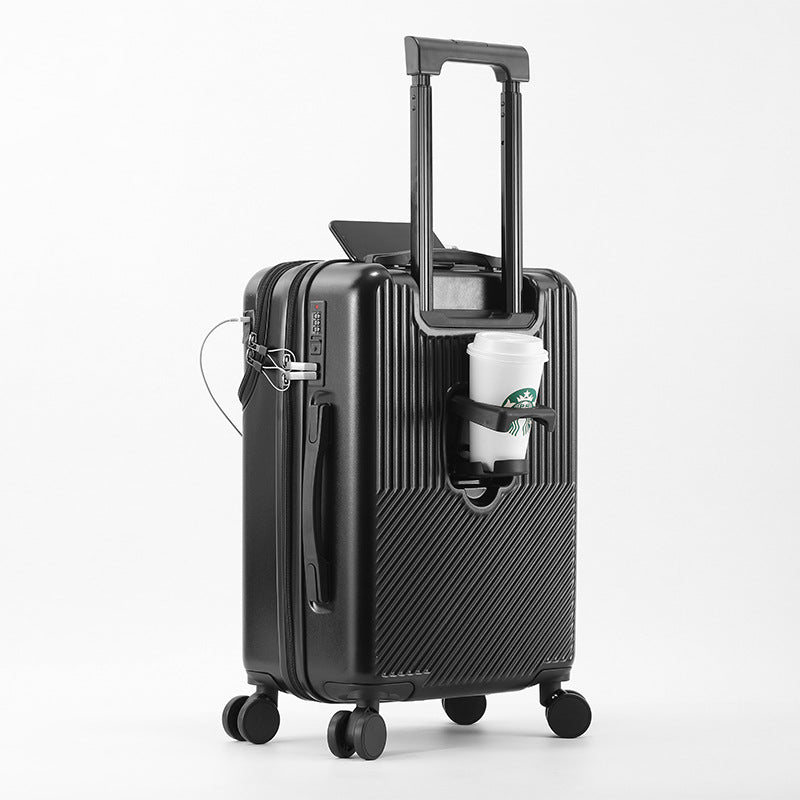 2024 New Durable Luggage Sets Suitcase Front Open TSA Lock USB Slient Spinner W image 4