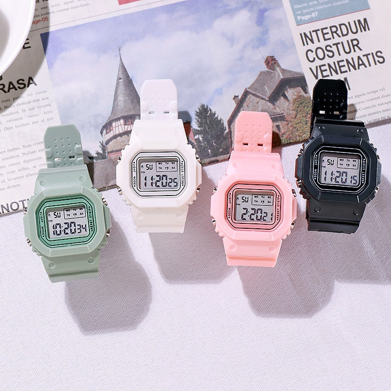 Fashion Men Women Watches Gold Casual Transparent Digital Sport Watch Lover's G image 22