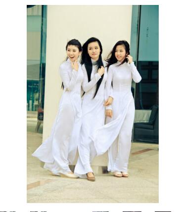 Vietnam Ao Dai Women Chiffon Dress Spring Cheongsam Long image 3