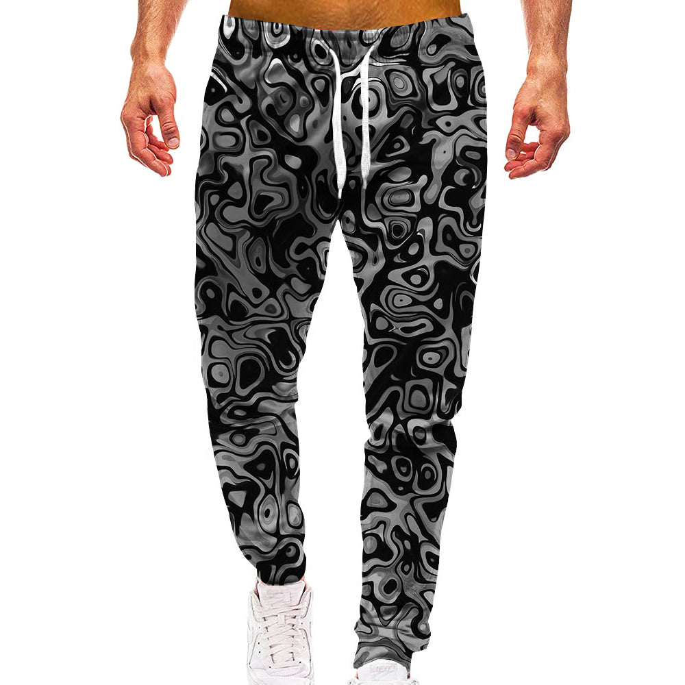 3D Rainbow Fashion Casual Pants Men Sport Print Camo Joggers Man Trousers Vinta image 11