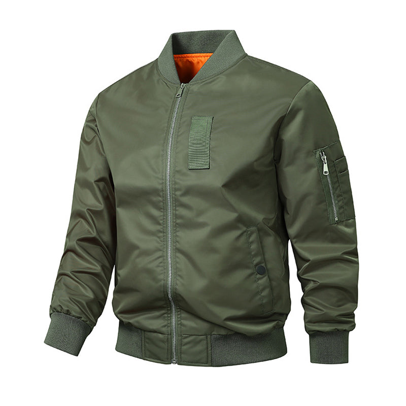 Spring Autumn Men's Bomber Jackets Fashion Mens Streetwear MA1 Pilot Coats Male image 0