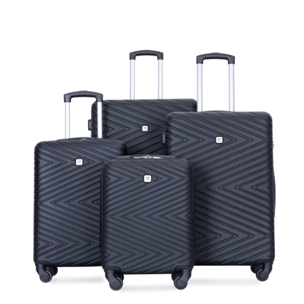 Travelhouse Luggage set 4-Piece ABS Suitcase With Spinner Wheels,24 Inch and 28 image 8