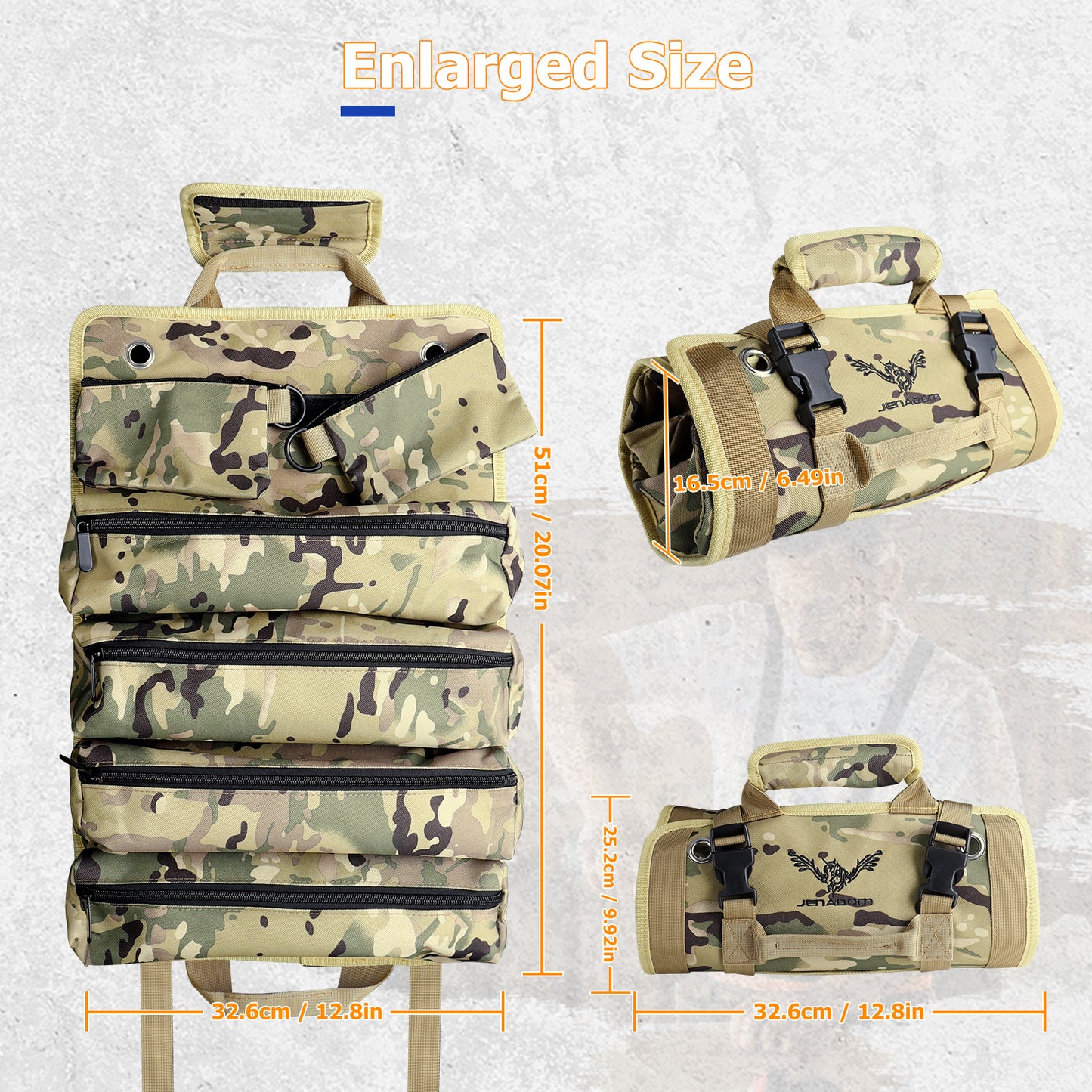 The Ryker Bag Tool Organizers - Small Tool Bag With Detachable Pouches , Heavy image 5